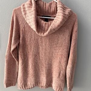 INC Pink Cowl Neck Sweater